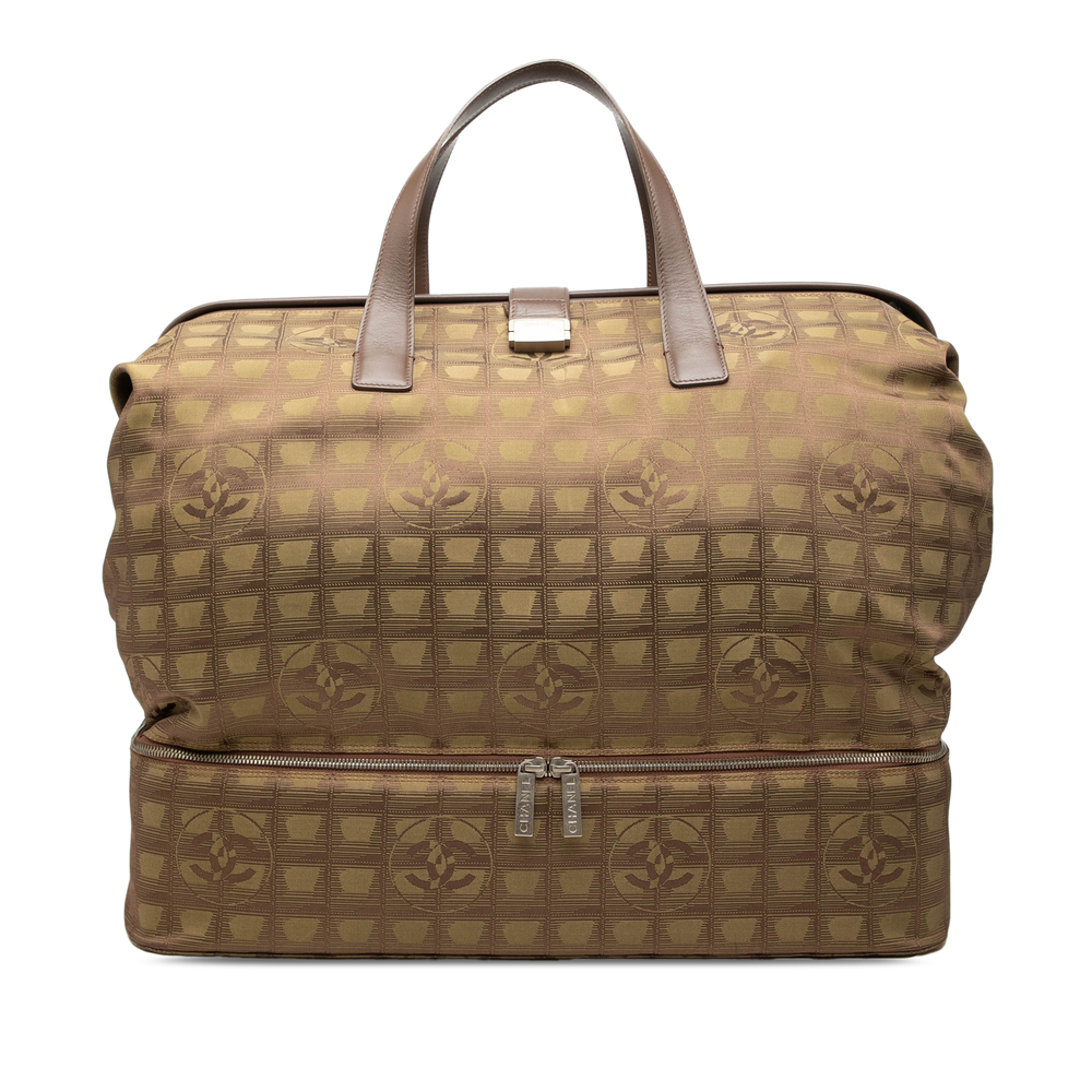 Pre-Loved Chanel New Travel Line Nylon Frame Bag